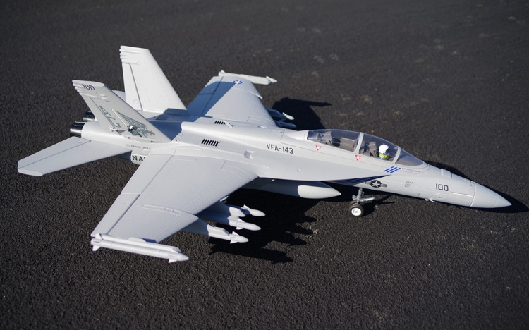 F/A-18F Grå 70mm Fläkt PNP