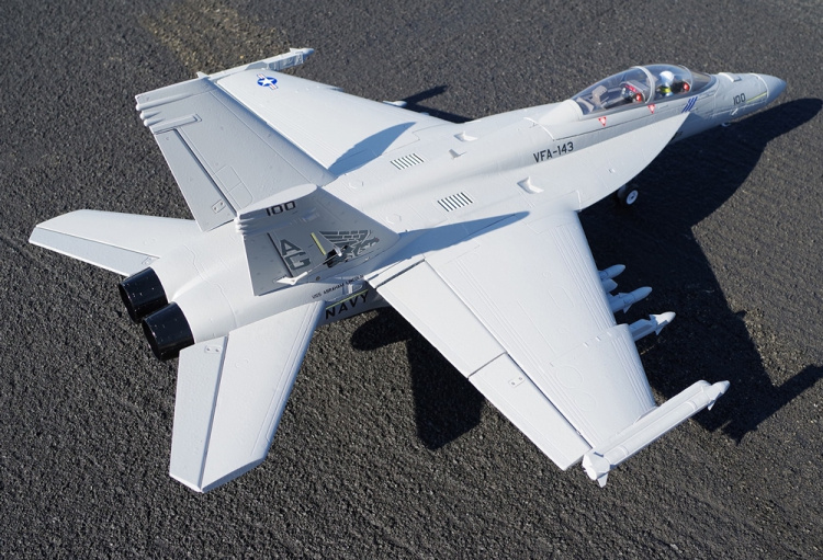 F/A-18F Grå 70mm Fläkt PNP