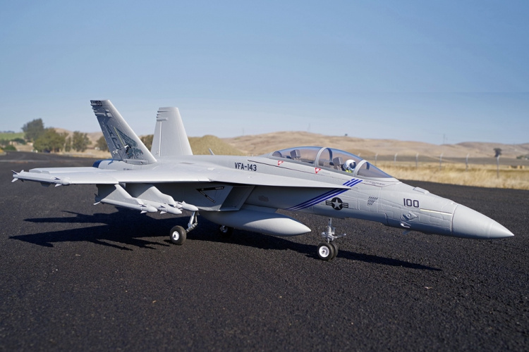 F/A-18F Grå 70mm Fläkt PNP