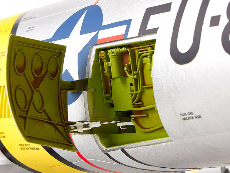 F-86 Sabre Skyblazer 122cm (80mm Fläkt) PNP Blå