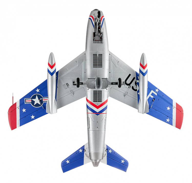 F-86 Sabre Skyblazer 122cm (80mm Fläkt) PNP Blå