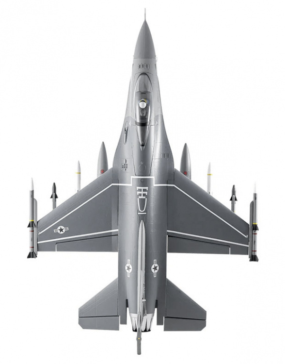 FMS F-16 Fighting Falcon EDF 64mm PNP Grå