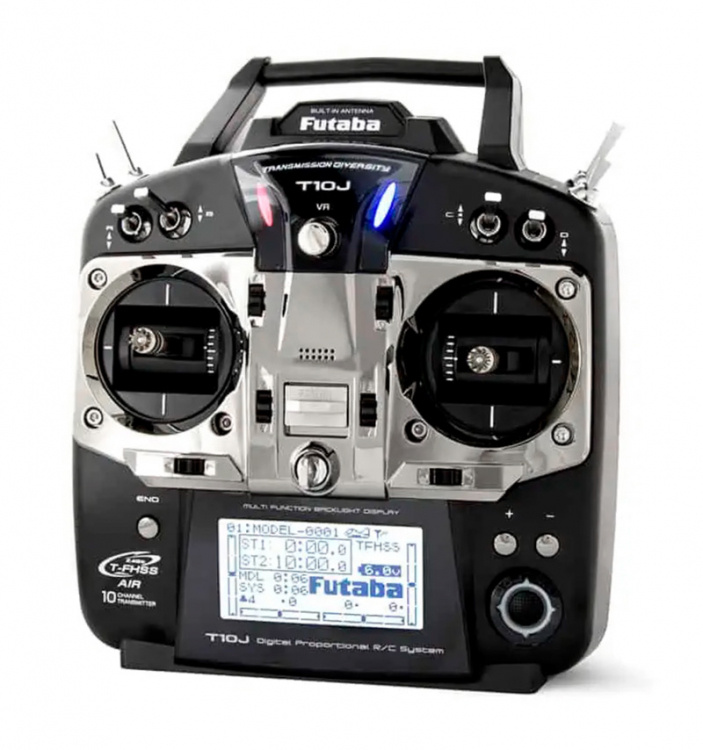 Futaba T10J Radio Mode-1, R3008SB T-FHSS Air