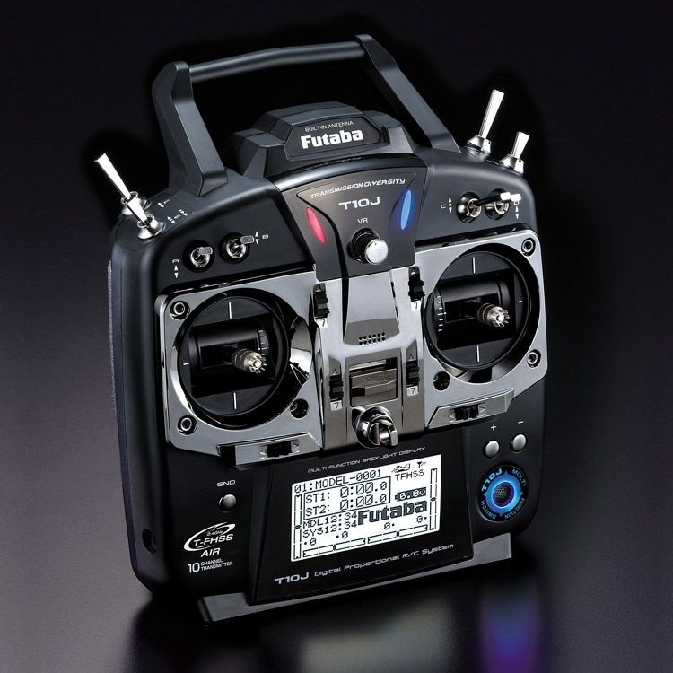 Futaba T10J Radio Mode-1, R3008SB T-FHSS Air