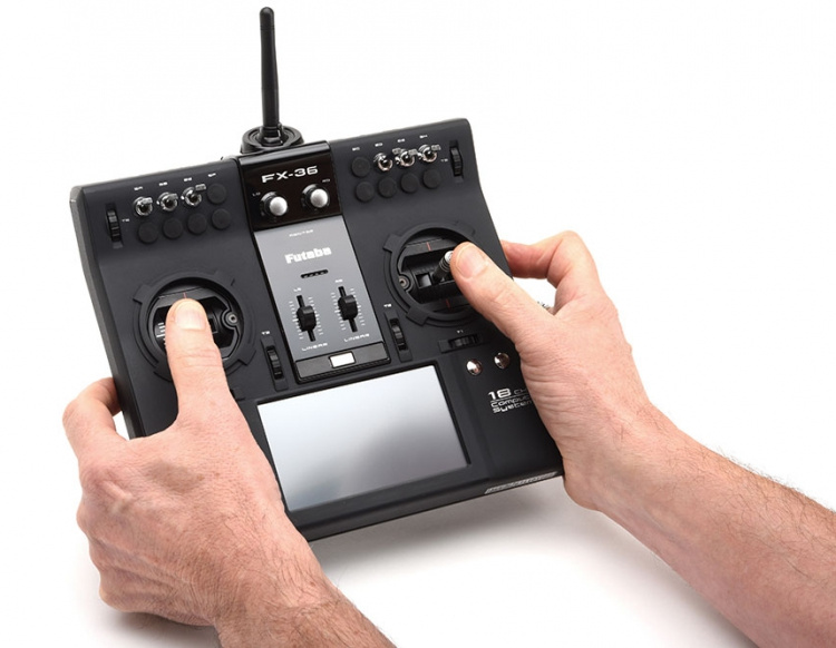 Futaba FX-36 Radio, R7208SB, utan batteri & laddare