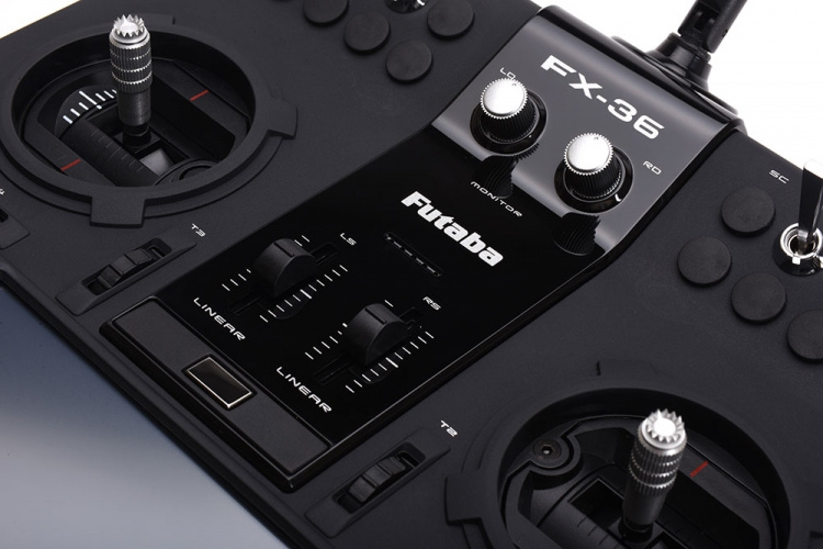 Futaba FX-36 Radio, R7208SB, utan batteri & laddare