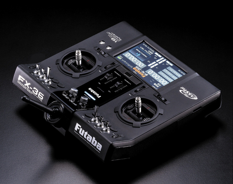 Futaba FX-36 Radio, R7208SB, utan batteri & laddare