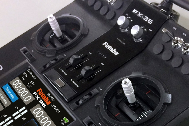 Futaba FX-36 Radio, R7208SB, utan batteri & laddare