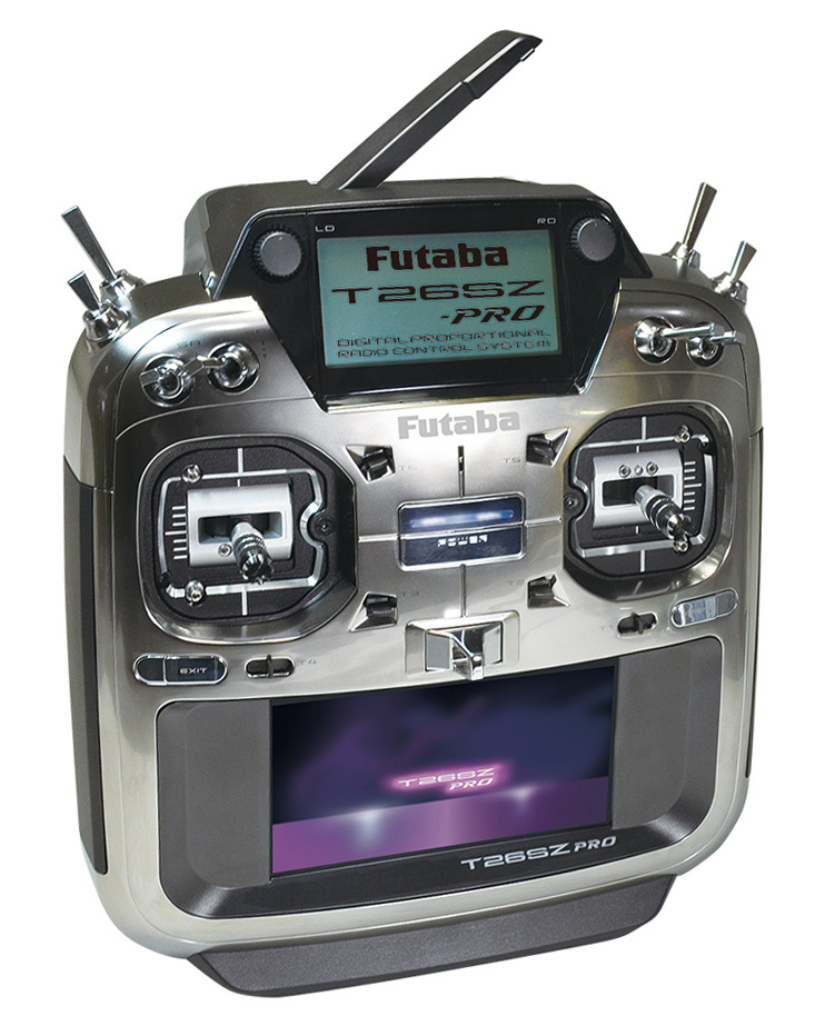 Futaba T26SZ-PRO Radio FASSTest26, R7214SB, 2S LiPo