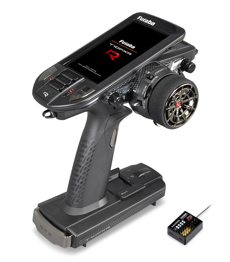 Futaba T10PXR Rattradio F-4G/SR/T-FHSS + R404SBS