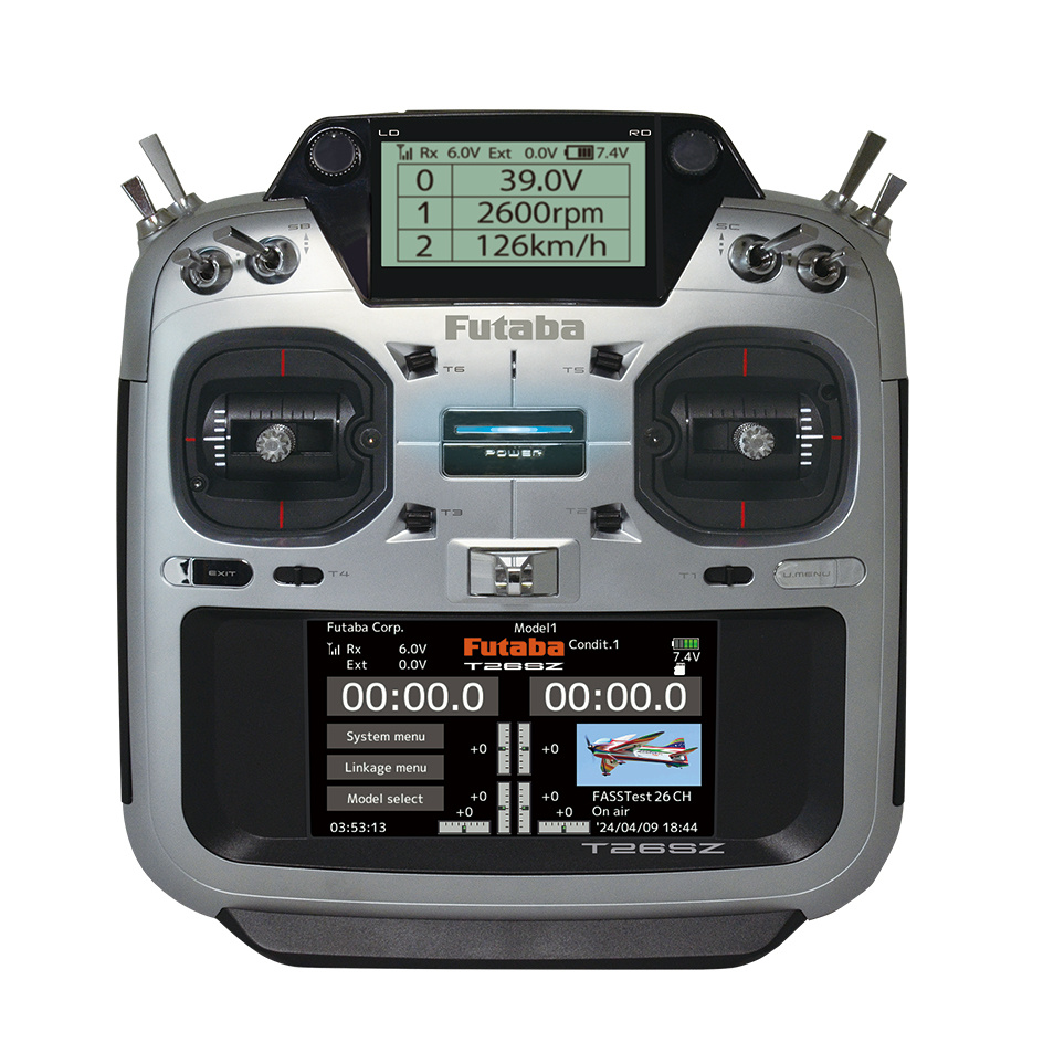 Futaba T26SZ Radio FASSTest26, 3/R7214SB, 2S LiPo