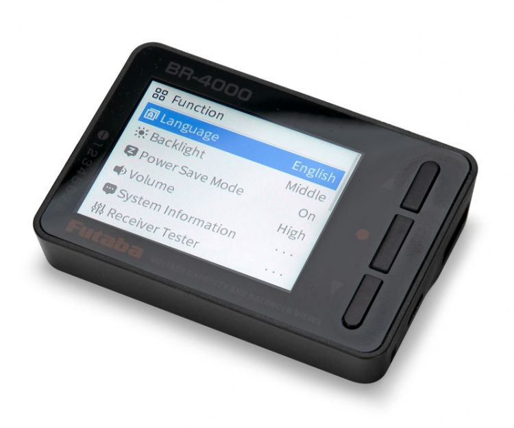 Futaba BR-4000 Batteritestare LiPo, LiFe, LiIon, NiMH
