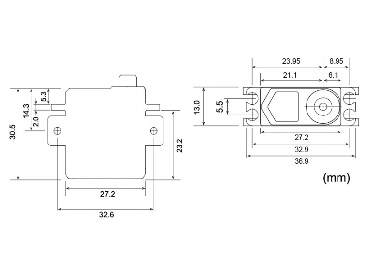 Futaba BLS-CM600 EP 1/12 Servo 6.7kg 0.09s HV S.BUS2