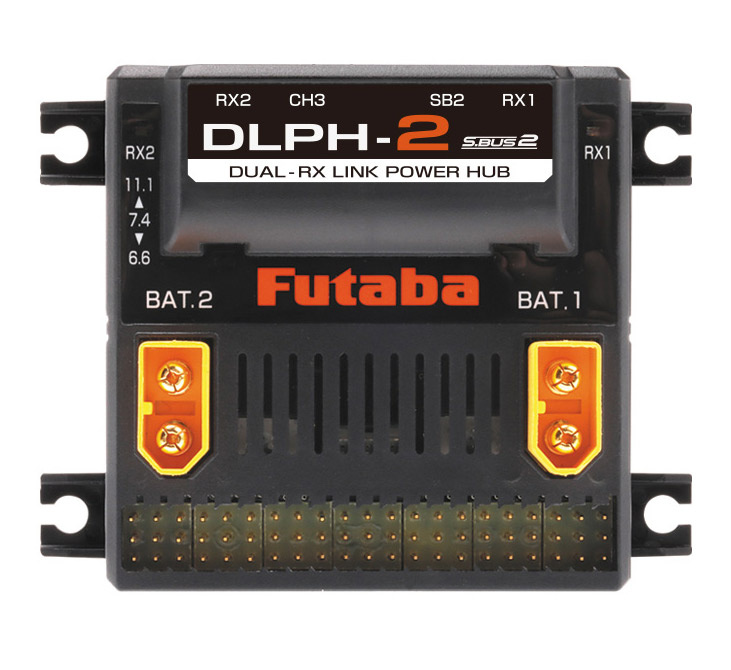 Futaba Länk-enhet S.Bus Decoder Dubbla RX & Dubbla Batterier