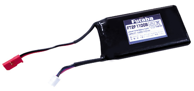 Futaba Sändarbatteri Li-Fe 6,6V 1100mAh 7PX