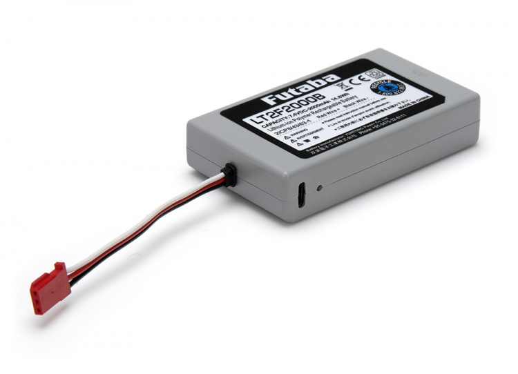 Futaba Sändarbatteri LiPo 7.4V 2000mAh T10PX, T16iZS (LT2F2000B)