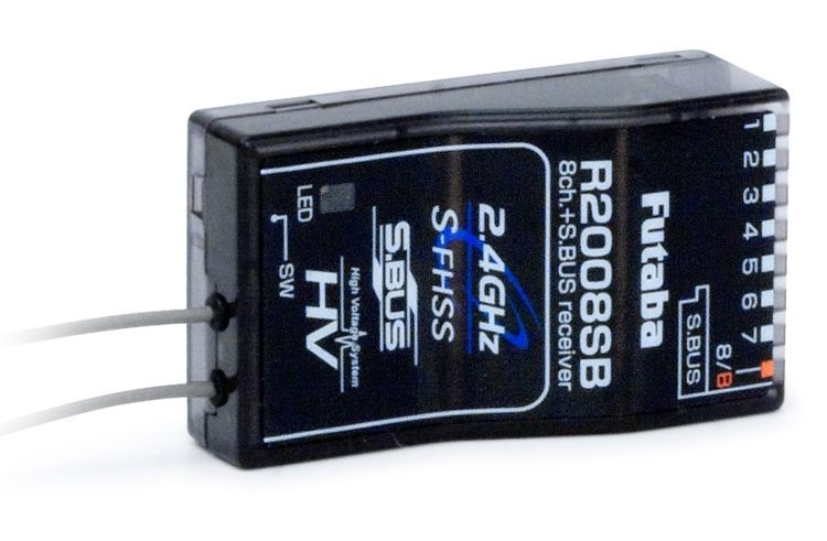 Futaba Mottagare 8-K 6J, 8J, 10J 2.4G S-FHSS, HV, S.BUS