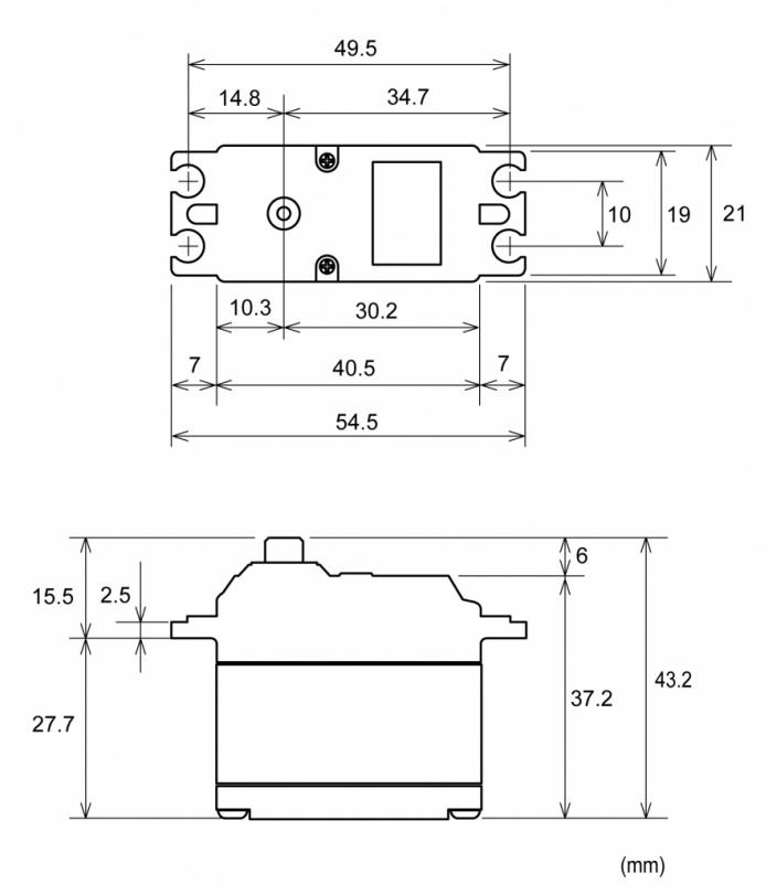 Futaba S-A601 Flygservo 41kg 0.11s HV S.BUS