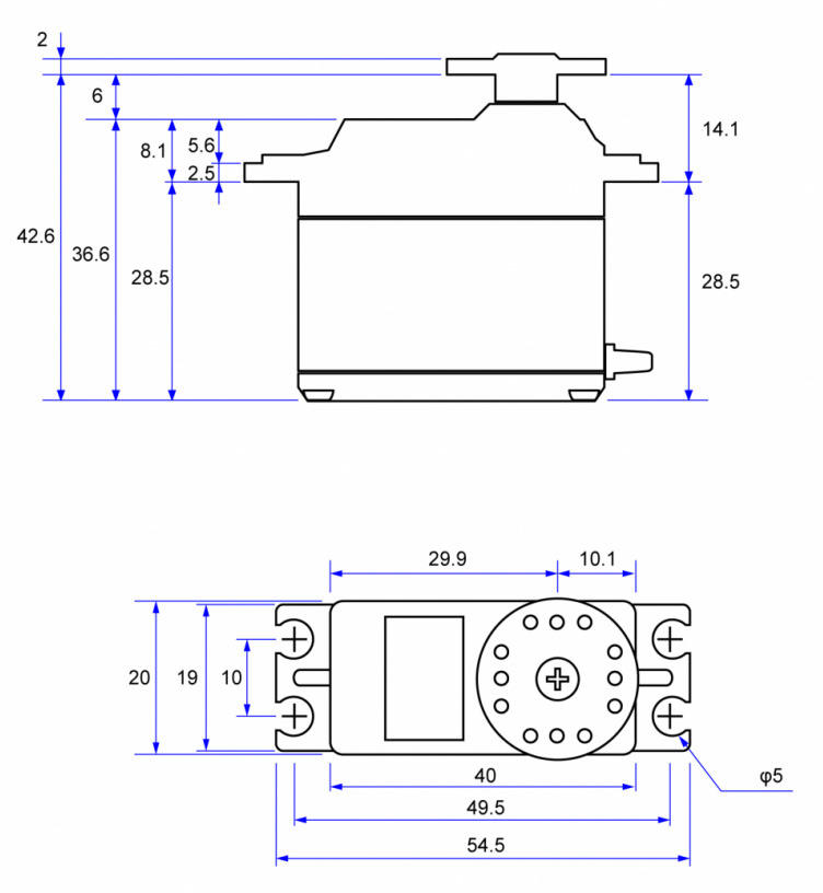 Futaba S-C401 Bilservo 13.8kg 0.09s HV S.BUS