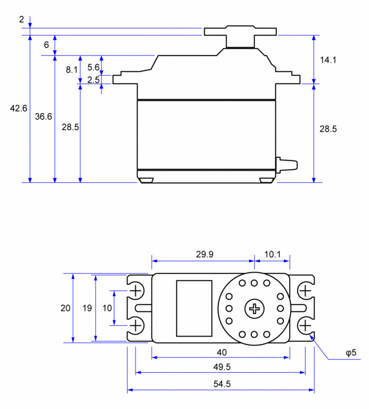 S-HC501 Heli Servo 13.8kg 0.09s HV/S.BUS2 (ers. S-HC500)