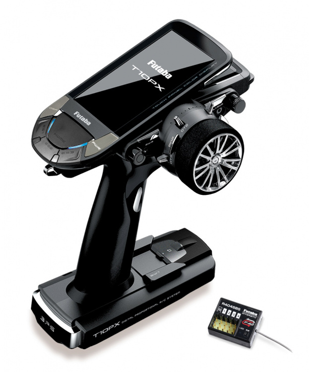 Futaba T10PX Rattradio F-4G/T-FHSS med R404SBS