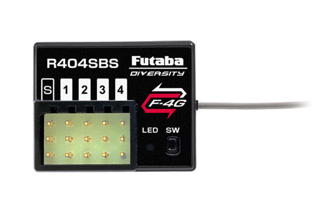 Futaba T10PX Rattradio F-4G/T-FHSS med R404SBS