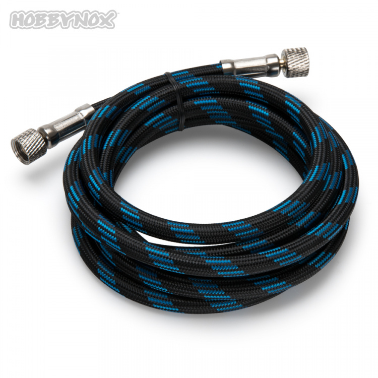 Hobbynox Luftslang Förstärkt med G1/8 x G1/8 Honkopplingar 1.8m