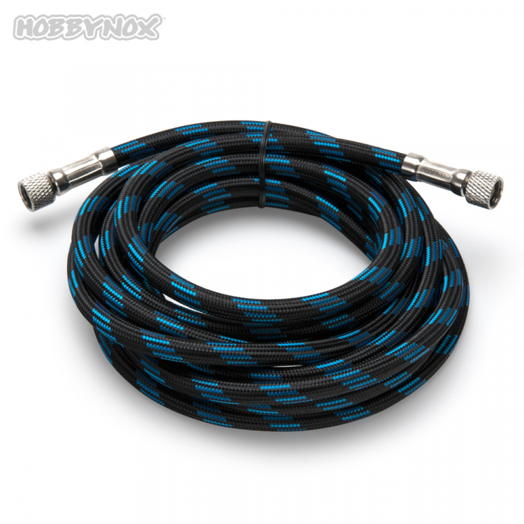 Hobbynox Luftslang Förstärkt med G1/8 x G1/8 Honkopplingar 3m
