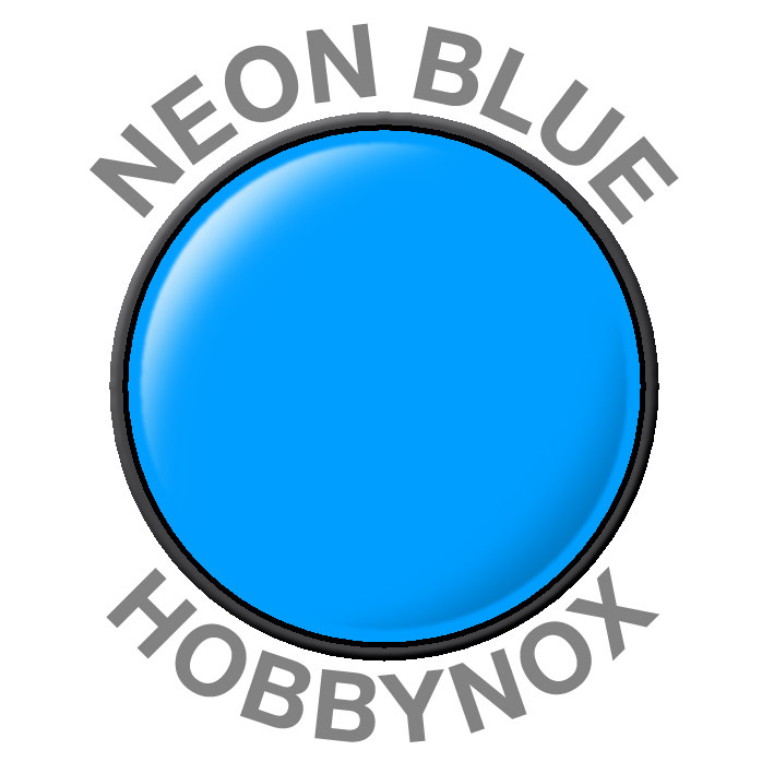 Hobbynox Neon Blå R/C Racing Spray Färg 150 ml