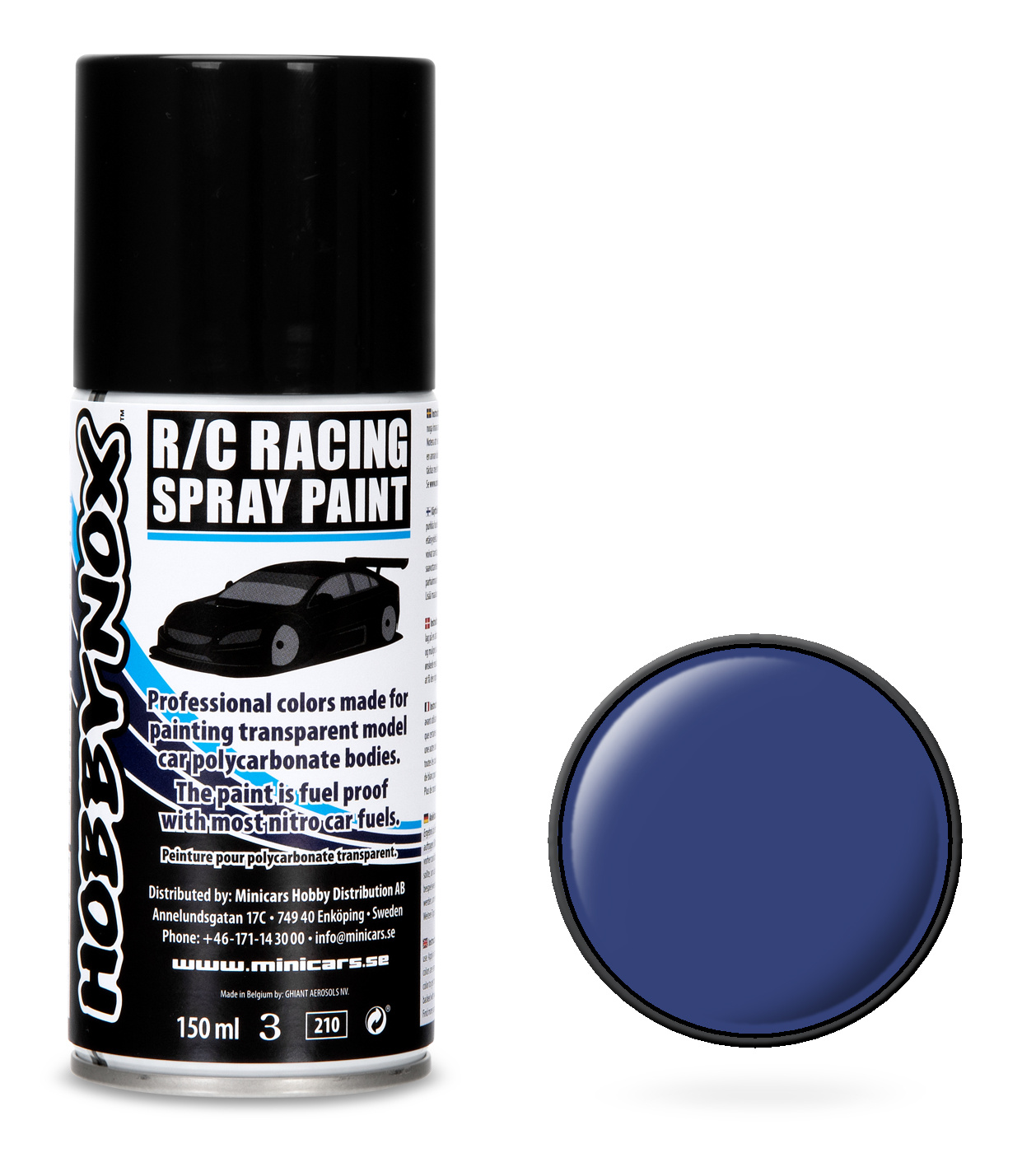 Hobbynox Blå R/C Racing Spray Färg 150 ml