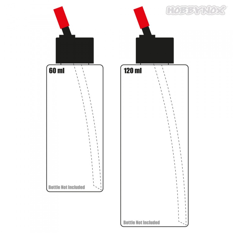 Hobbynox Airbrush Flask-Adapter för 60ml/120ml (1)