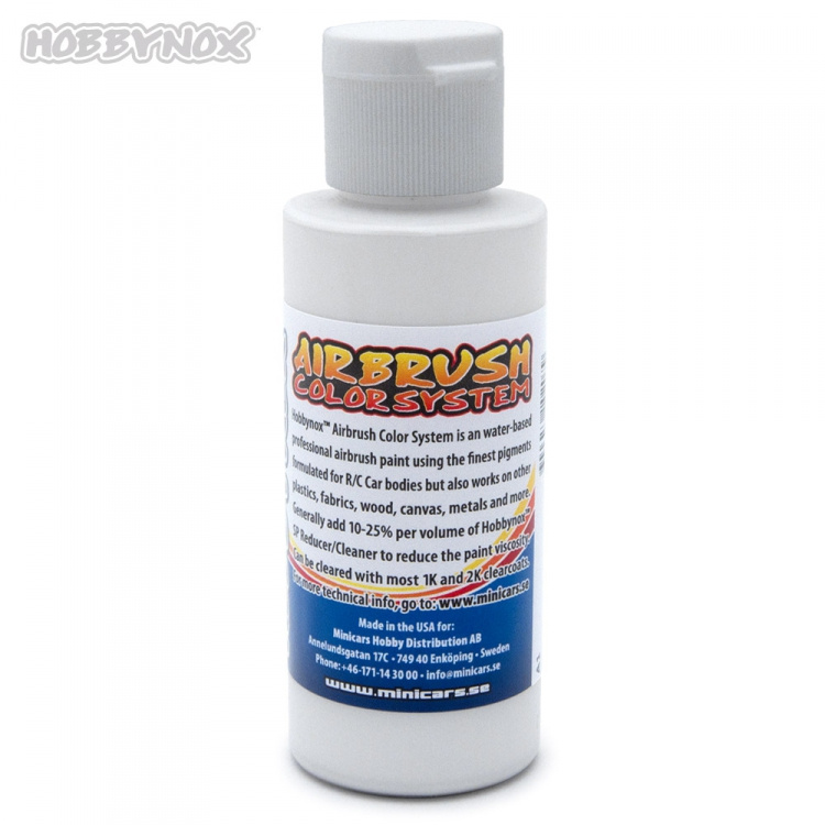 Hobbynox Airbrush Color Solid Vit 60 ml