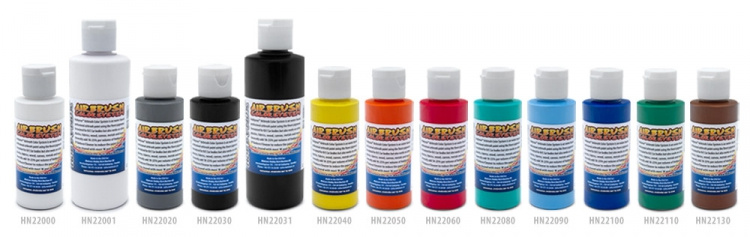 Hobbynox Airbrush Color Solid Vit 120 ml