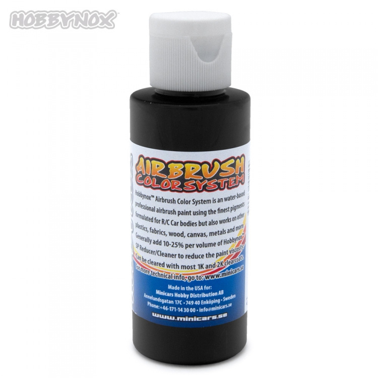 Hobbynox Airbrush Color Solid Svart 60 ml