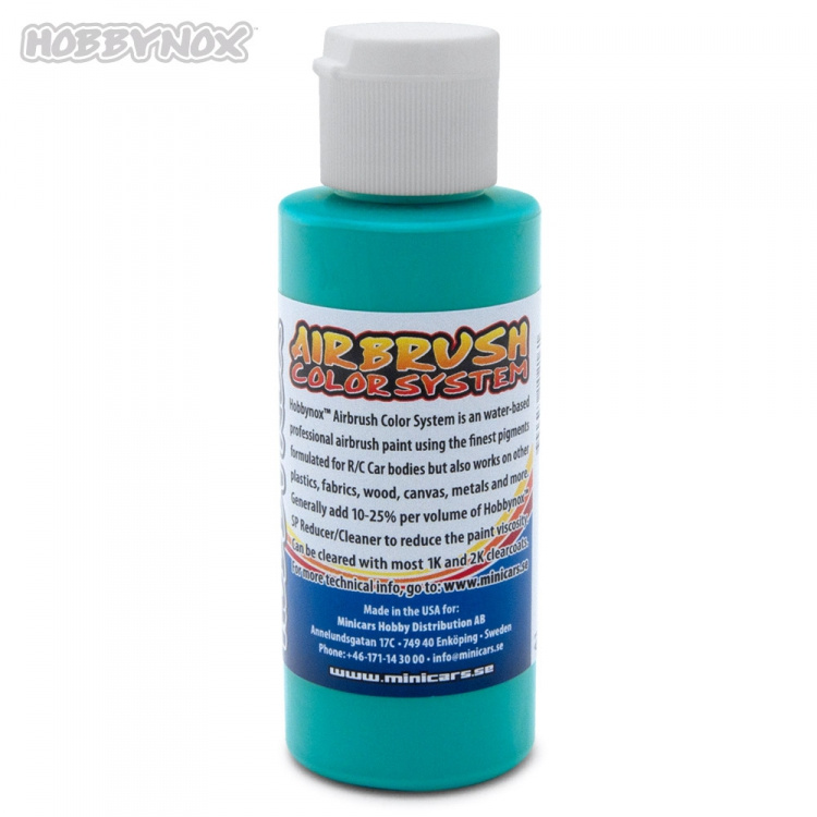 Hobbynox Airbrush Color Solid Aqua Blå 60ml