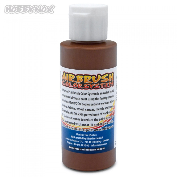 Hobbynox Airbrush Color Solid Brun 60 ml