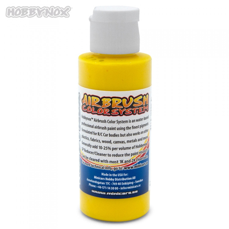 Hobbynox Airbrush Color Transparent Gul 60ml