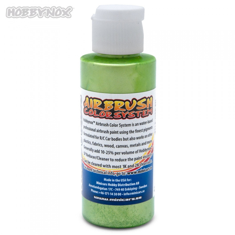 Hobbynox Airbrush Color Pearl Key-Lime Grön 60ml