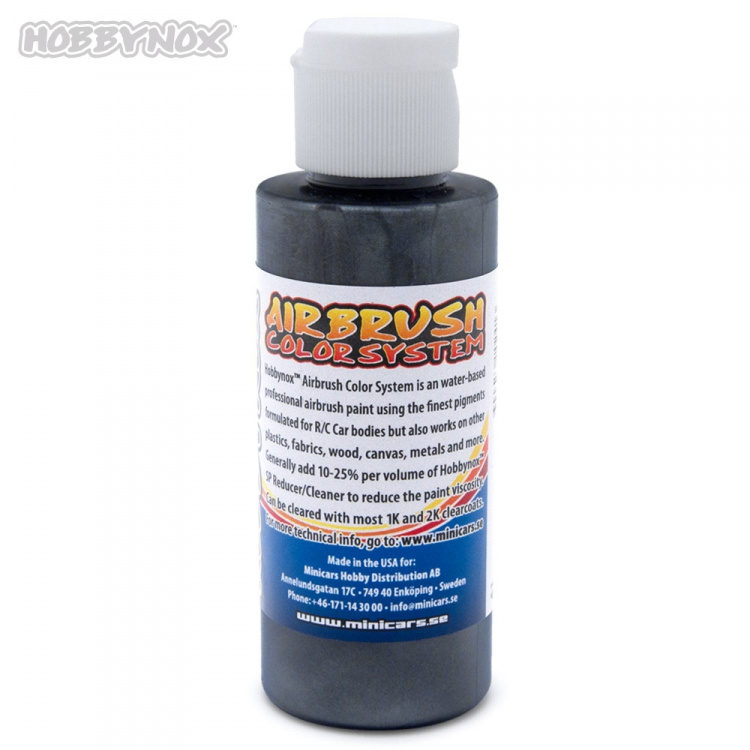 Hobbynox Airbrush Color Pearl Charcoal Grå 60ml