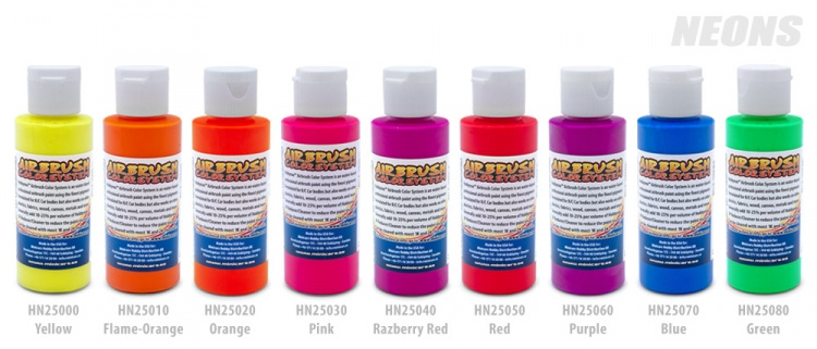 Hobbynox Airbrush Color Neon Razberry Röd 60ml