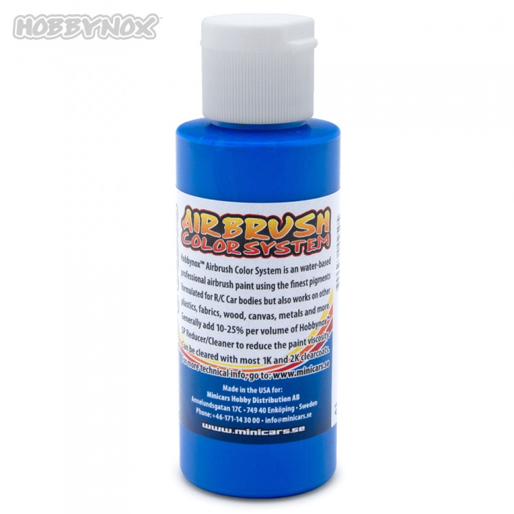 Hobbynox Airbrush Color Neon Blå 60 ml