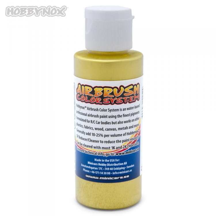 Hobbynox Airbrush Color Iridescent Gul 60ml