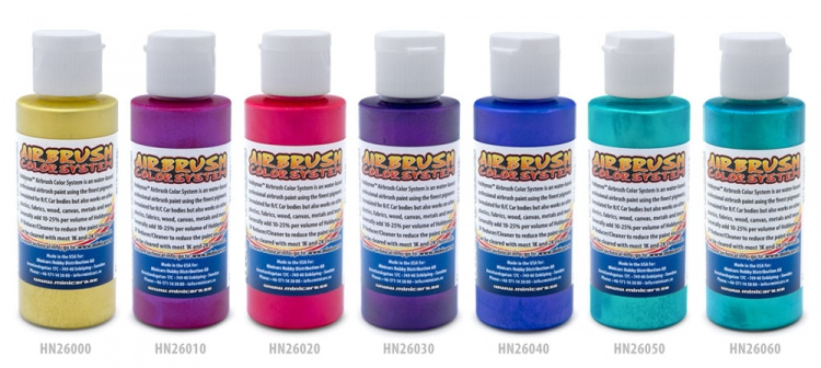 Hobbynox Airbrush Color Iridescent Gul 60ml