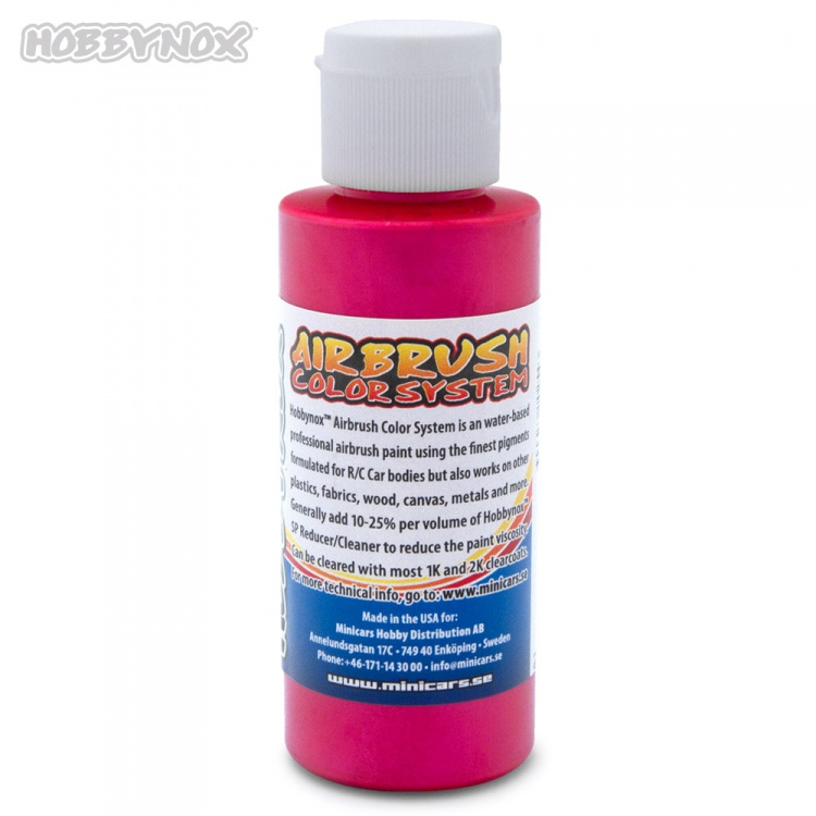 Hobbynox Airbrush Color Iridescent Röd 60ml