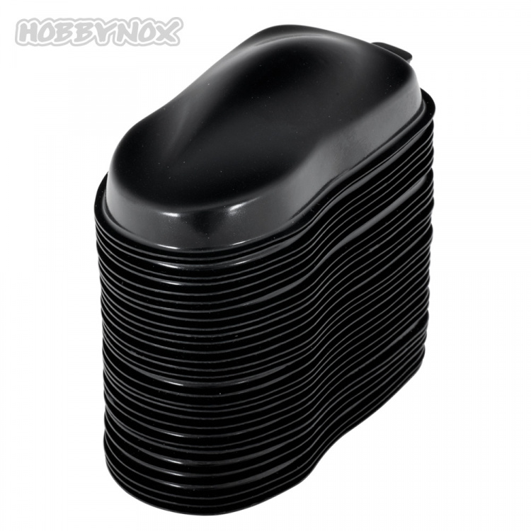 Hobbynox Test Målning Kaross PET Svart (30st)