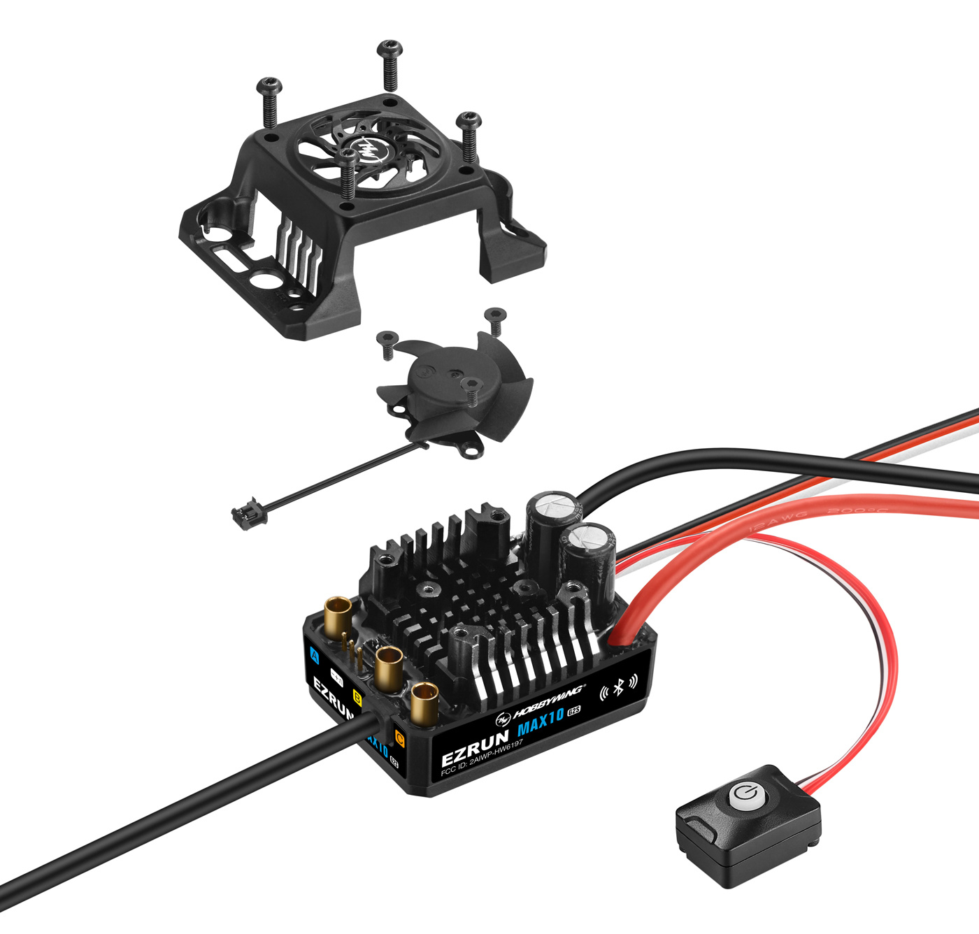Hobbywing EzRun MAX10 G2S 80A 2-3S Sensor WP Fartreglage 1/10