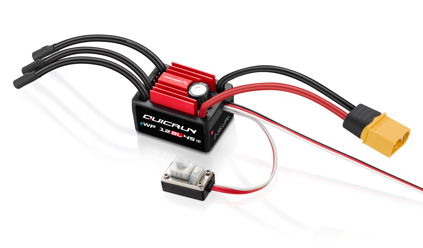 Hobbywing QuicRun WP 10BL45 G2 Fartreglage 2-3S Bil 1/14-1/12