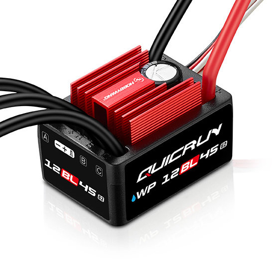 Hobbywing QuicRun WP 10BL45 G2 Fartreglage 2-3S Bil 1/14-1/12