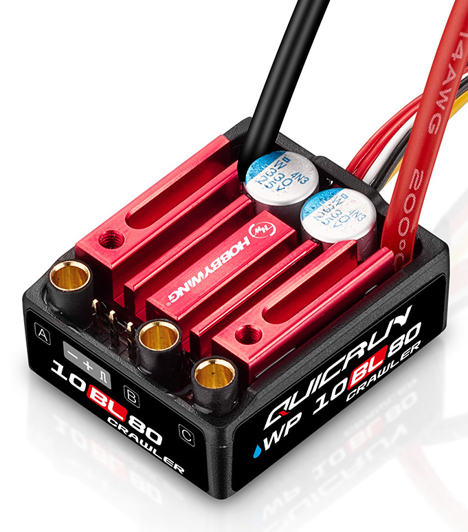 Hobbywing Fartreglage QuicRun WP 10BL80 Crawler 2-4S 1/10