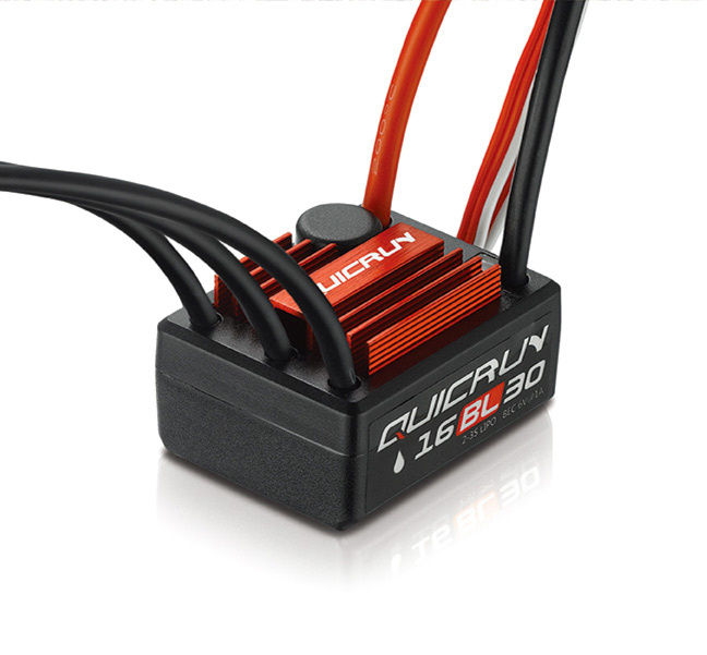 Hobbywing QuicRun WP 16BL30 SL Fartreglage 2-3S Bil 1/16